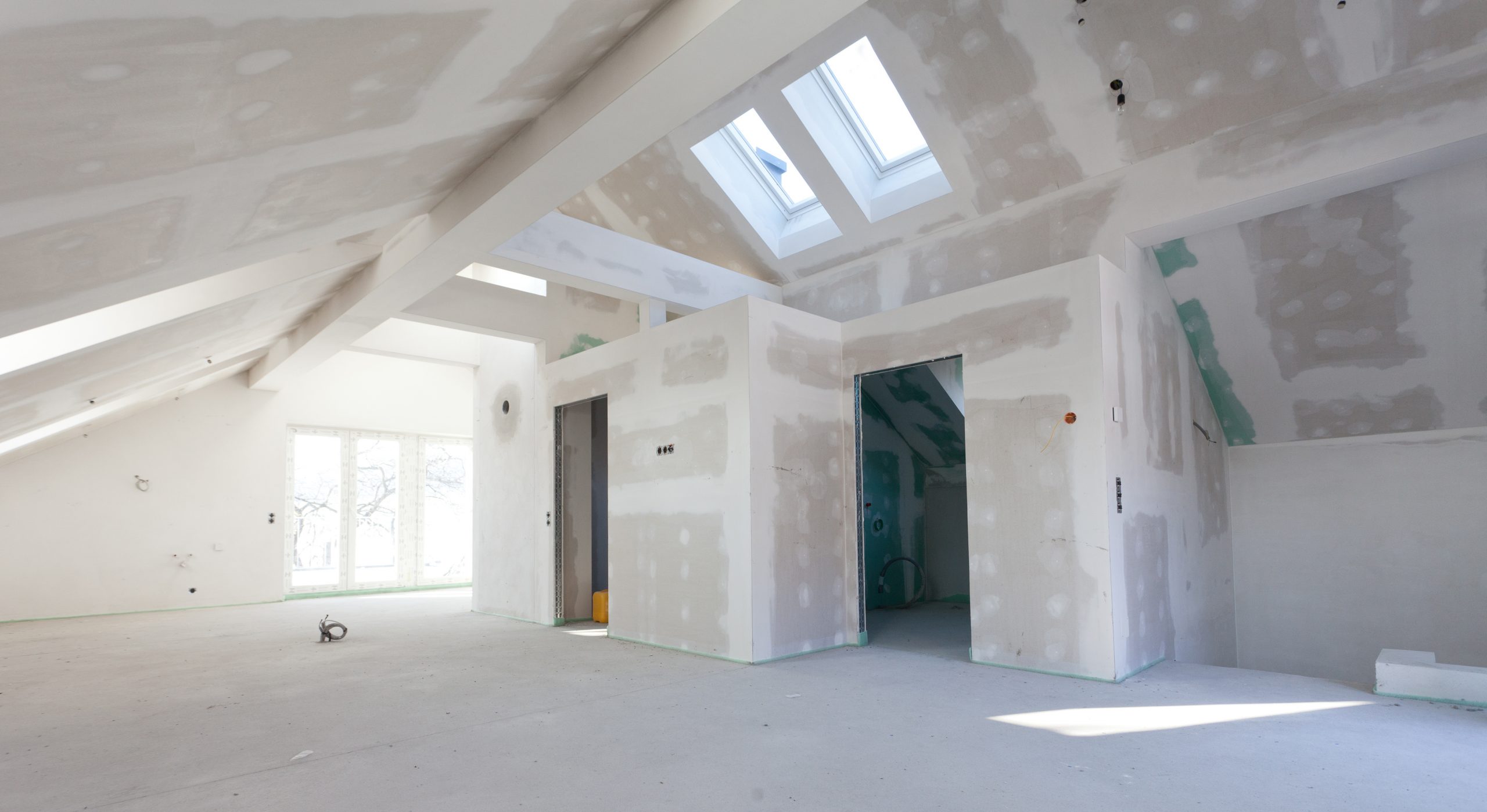 Trockenbau in modernem Loft